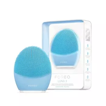 Щетка-массажер для очищения лица FOREO LUNA 3 Facial, голубой