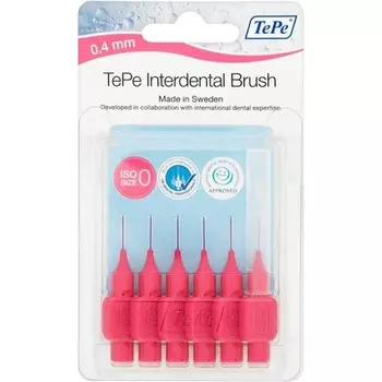 Щетки межзубные розовые 0,4мм, Tepe