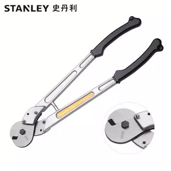 Щипцы для резки троса Stanley, 600 мм, щипцы для резки кабеля, щипцы для резки троса, мощные ножницы для проволочного кабеля 84-864-22