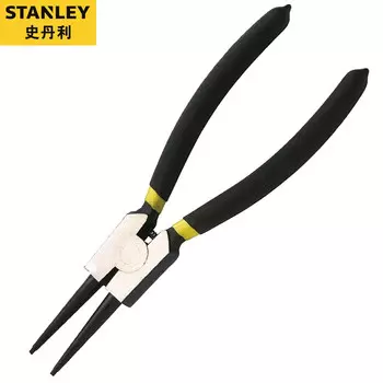 Щипцы для стопорных колец Stanley Отверстия в немецком стиле с прямой горловиной Щипцы для внутреннего стопорного кольца Щипцы для стопорных колец многофункциональные отверстия с прямой головкой 84-362-23