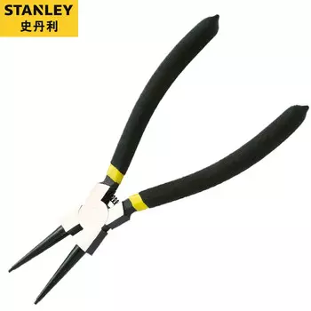 Щипцы для стопорных колец Stanley Щипцы для стопорных колец с прямым отверстием в немецком стиле Щипцы для внутреннего стопорного кольца Универсальные щипцы для стопорных колец с прямой головкой 84-363-23