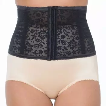 Щипцы для талии Parisian Power Fabric Rago Shapewear, черный