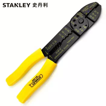 Щипцы для зачистки и обжима проводов Stanley. 9-дюймовые плоскогубцы для зачистки проводов. Щипцы для обрезки и обжатия проводов. Щипцы для зачистки проводов.
