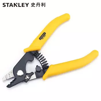 Щипцы для зачистки оптоволокна Stanley 0,125/0,25 мм, плоскогубцы для кабельных проводов, щипцы для резки и разрушения электрика 84-870-22