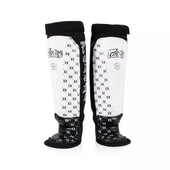 Щитки Fairtex SP6 из неопрена, белый / черный