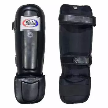 Щитки защитные голени Fairtex Shinguards SP3 двойные, черный