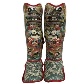 Щитки защитные Top King Pro Thai Culture CN, красный