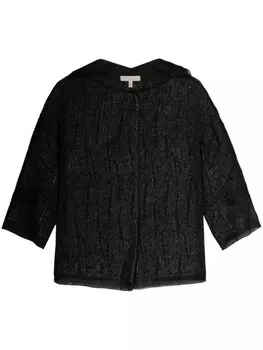 SHIATZY CHEN шелковый жакет, черный