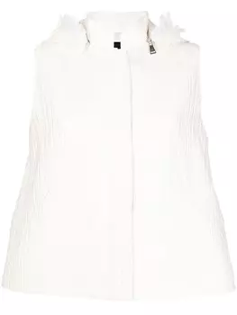 SHIATZY CHEN топ с капюшоном, белый