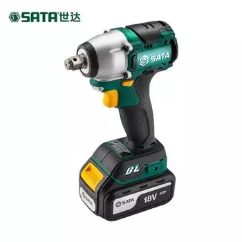 Shida 51073 J-серия, бесщеточный ударный гайковерт с литиевой батареей 18 В, 220 Н·м SATA