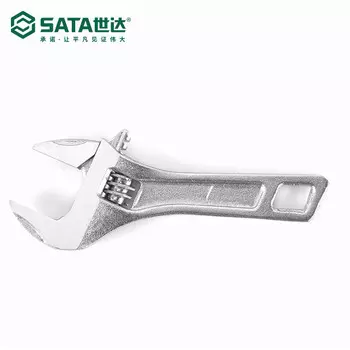 Shida большой разводной ключ с открытой короткой ручкой 47232 SATA