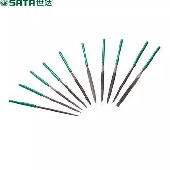 Shida SATA 03802 Набор напильников в ассортименте из 10 предметов 4*160мм