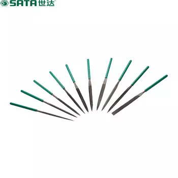 Shida SATA 03803 Набор напильников в ассортименте, 10 предметов 5*180мм