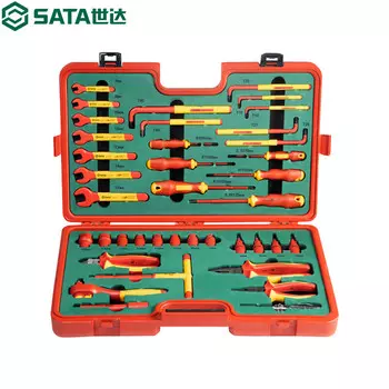 Shida SATA 09933 Набор для быстрого ремонта нового энергетического автомобиля, 39 предметов