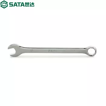Shida SATA 40222 полностью полированный ключ двойного назначения, рожковый ключ для цветка сливы 30 мм