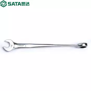 Shida SATA 46305 Двойной быстродействующий рожковый ключ с удлиненной X-образной ручкой, 12 мм