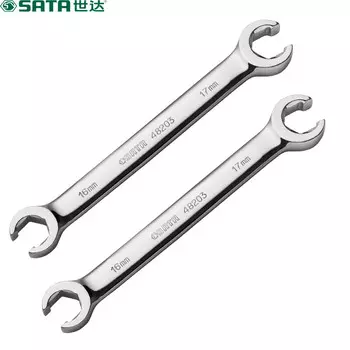 Shida SATA 48204 полностью полированный ключ для масляных трубок 10*12 мм