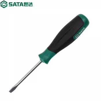 Shida SATA 63402 T серия отвертка плоская отвертка хромованадиевая сталь 3*75
