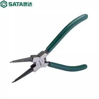 Shida SATA 72032 плоскогубцы для стопорных колец с прямым отверстием в немецком стиле и внутренними плоскогубцами для стопорных колец 7 дюймов