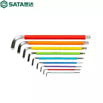 Shida SATA 80105CH Специальная длинная шаровая головка серии Rainbow, шестигранный ключ на 2 мм