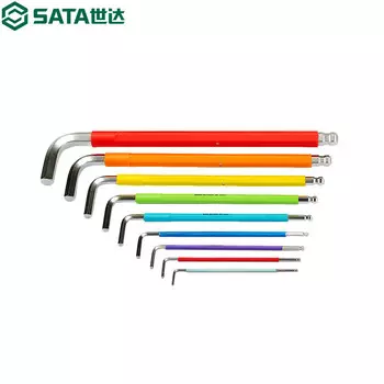Shida SATA 80107CH Специальная длинная шаровая головка серии Rainbow, шестигранный ключ на 3 мм