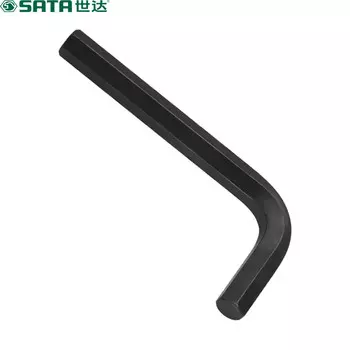 Shida SATA 84318 Черный шестигранный ключ для тяжелых условий работы, шестигранный, 12 мм