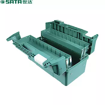 Shida SATA 95166 пластиковый ящик для инструментов с тремя ведрами 17 дюймов