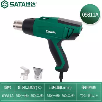 Shida SATA 9811A, набор из трех обычных тепловых пушек