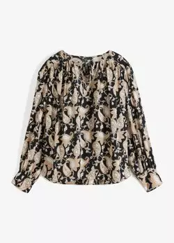 Шифоновая блузка Rainbow, черный