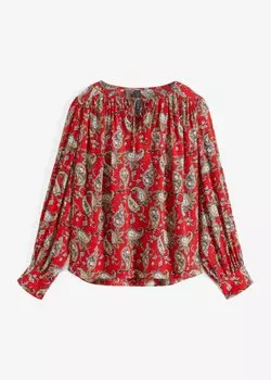 Шифоновая блузка Rainbow, красный