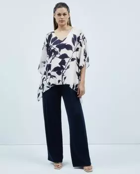 Шифоновая блузка с принтом Couchel