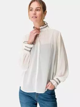 Шифоновая блузка Zero, бежевый