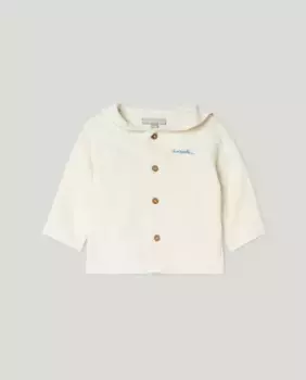 Шифоновая рубашка для мальчика с вышивкой Coconut El Corte Ingls, цвет Blanco Roto