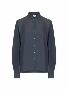 Шифоновая рубашка Eleventy, синий