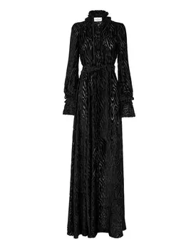 Шифоновое цыганское платье Philipp Plein, черный