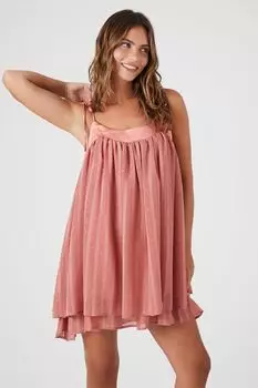Шифоновое мини-платье с завязками на бретельках Forever 21