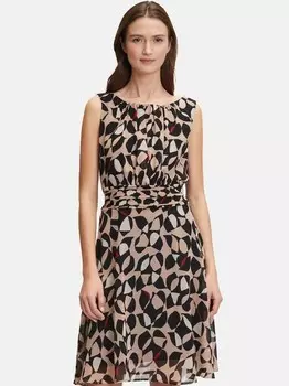 Шифоновое платье Betty & Co, бежевый