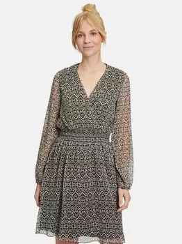 Шифоновое платье Cartoon, черный