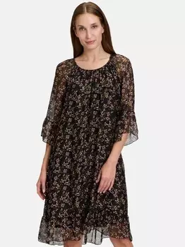 Шифоновое платье Cartoon, черный