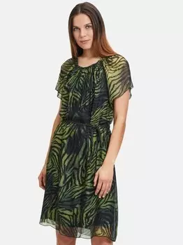 Шифоновое платье Cartoon, зеленый