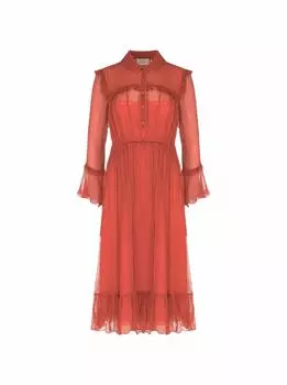 Шифоновое платье Gucci