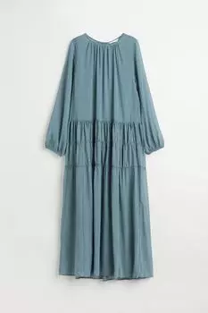 Шифоновое платье H&amp;M, бирюзовый