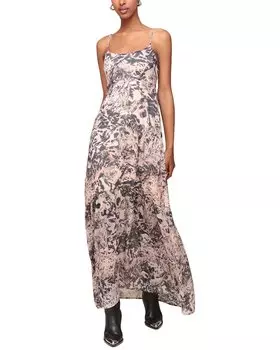 Шифоновое платье макси Avec Les Filles, цвет multi