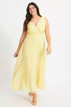 Шифоновое платье макси Nancy Marilyn Scarlett & Jo, желтый