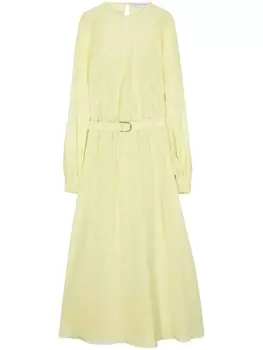 Шифоновое платье миди Marta Raquel Diniz, зеленый