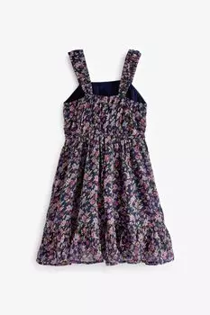 Шифоновое струящееся платье Abercrombie & Fitch, черный