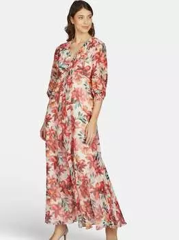 Шифоновое вечернее платье Kleo, красный