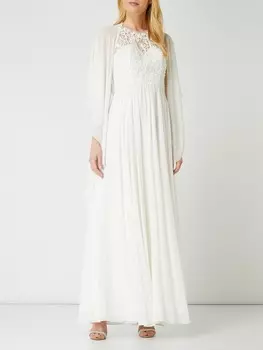 Шифоновый палантин Vera Mont, молочный