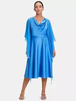 Шифоновый палантин Vera Mont, синий