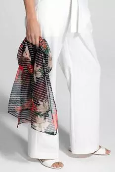 Шифоновый Шарф - Маленький Hot Squash, мультиколор